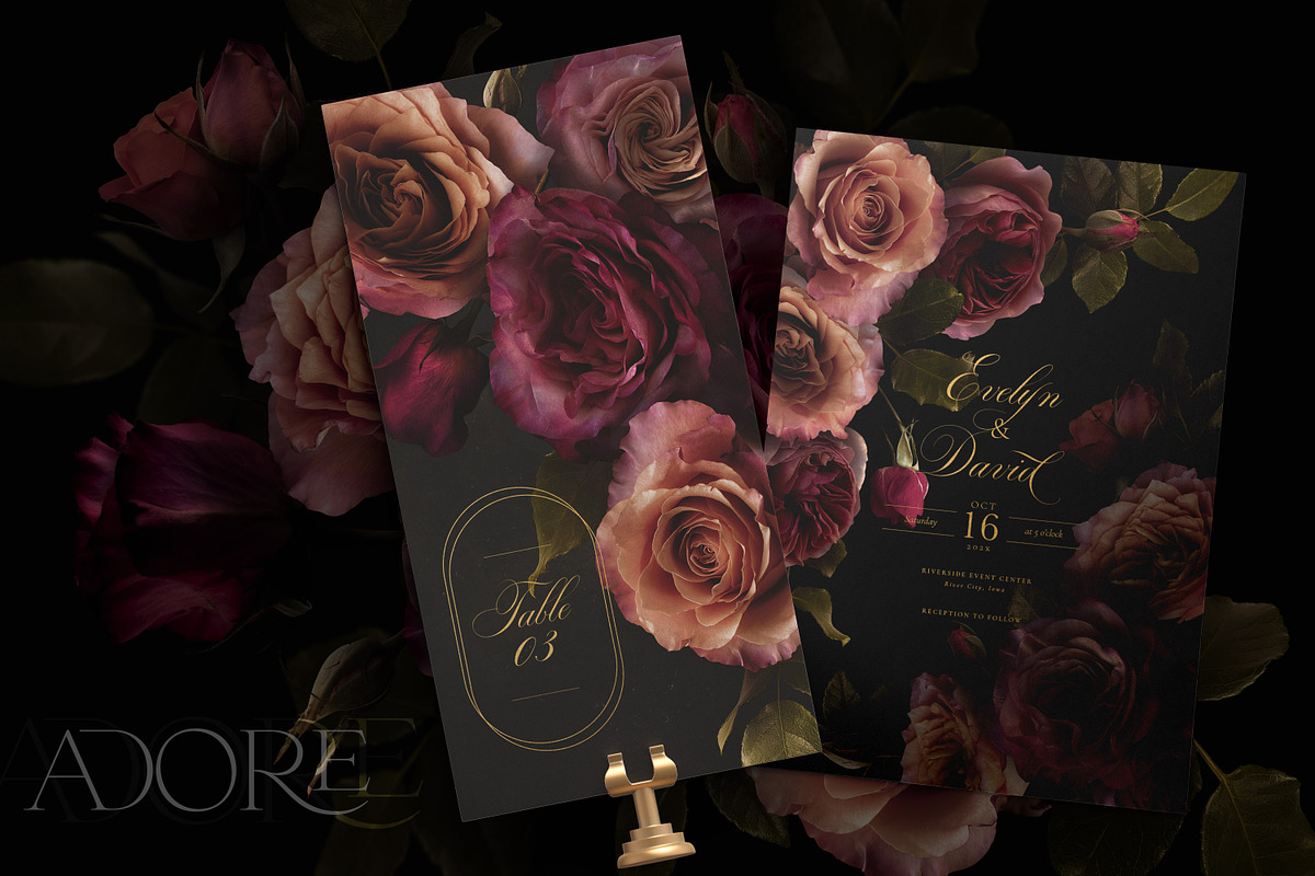Adore Realistic Romantic Roses, an Object Graphic by Eclectic Anthology (Photo 2 of 11)