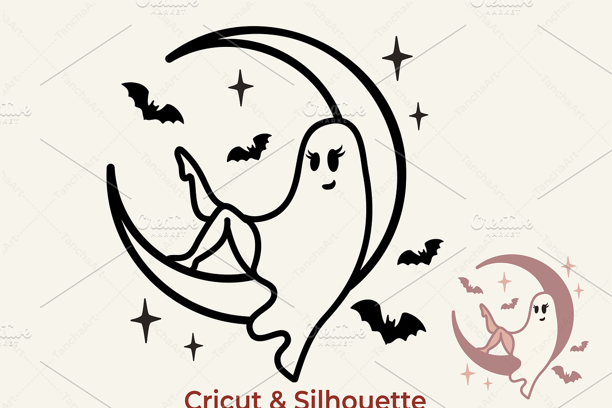 Ghost Halloween SVG Sexy Funny Ghost, an Object Graphic by TanchaArt (Photo 1 of 8)