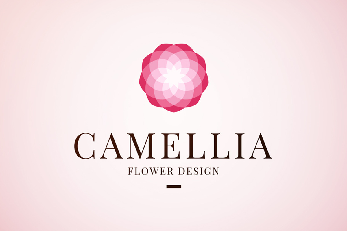 Flower Logo Camellia Logo beauty spa, a Branding \u0026 Logo Template by  Template Dealer, image size:1200x800