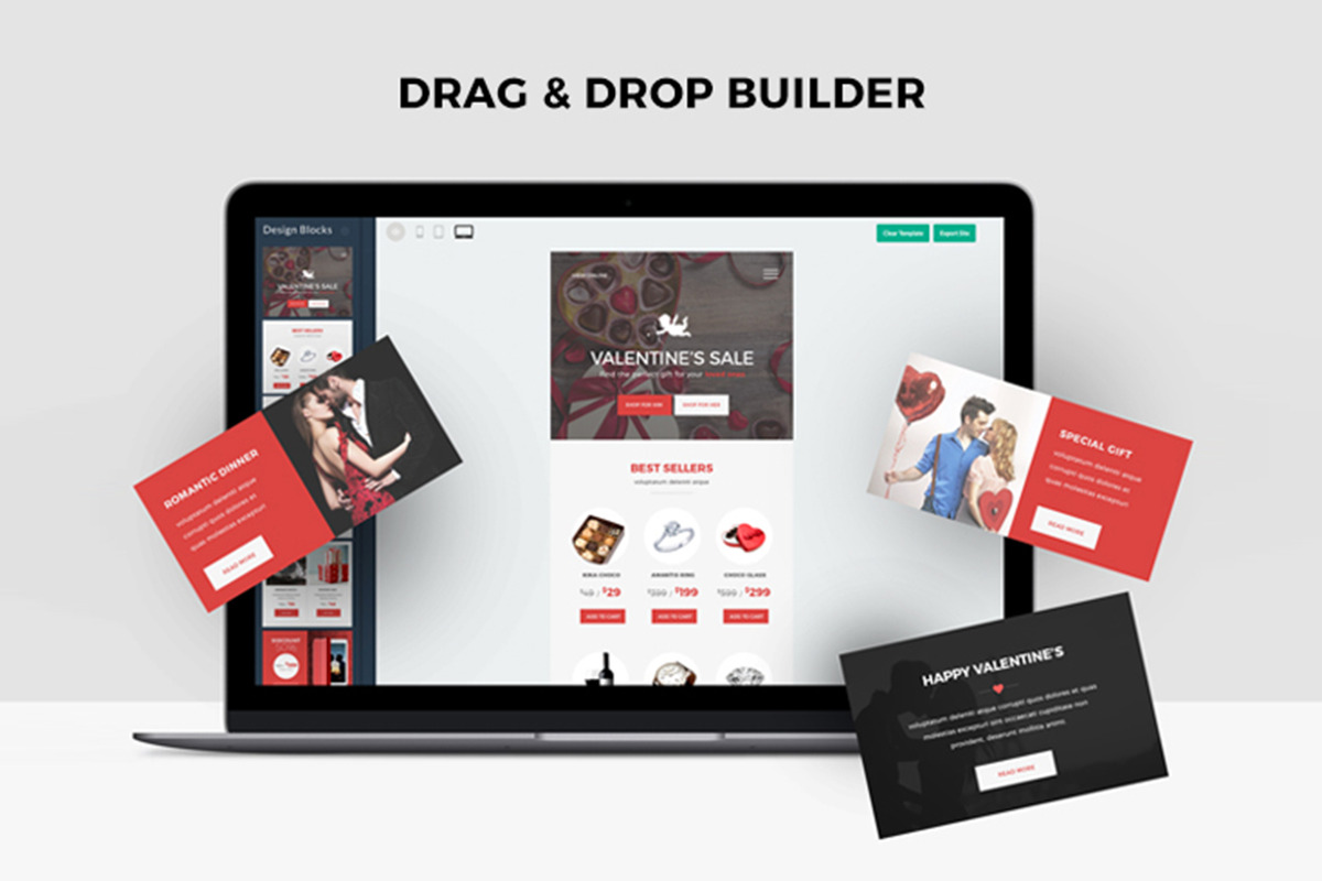 Valentine - Email + Builder Access, an Email Template by NancyS (Photo 2 of 5)