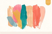 Paint Strokes & Glitter Elements, a Texture Illustration by PeDe Designs (Thumbnail 13 of 19)