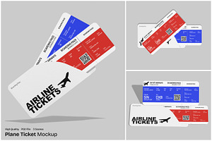 Plane Ticket Mockup