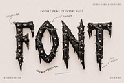 Gothic Punk Font, a Blackletter Font by Handmadefont (Thumbnail 15 of 15)