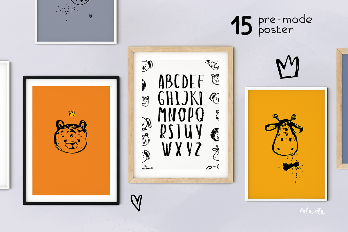 Baby animals, an Animal Illustration by tata_ota (Photo 12 of 18)