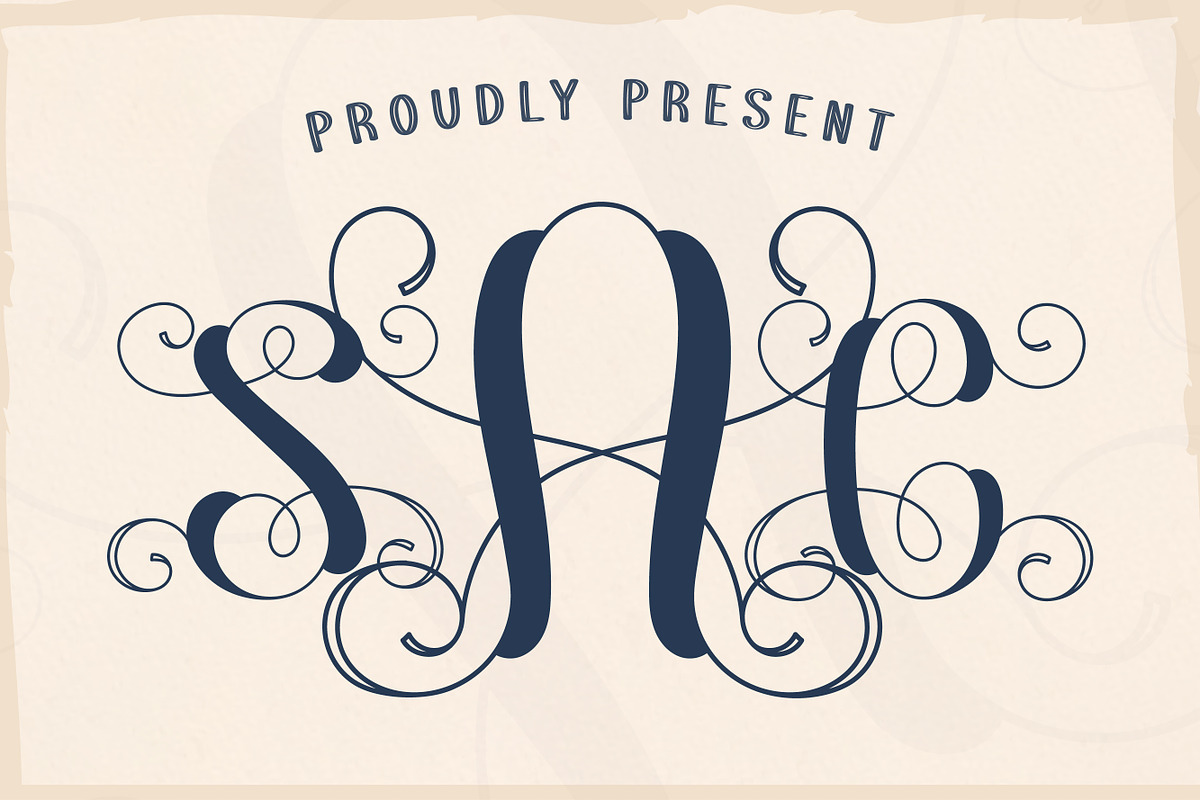 Inerlocking Vine, a Handwritten Font by Mini_World (Photo 1 of 3)