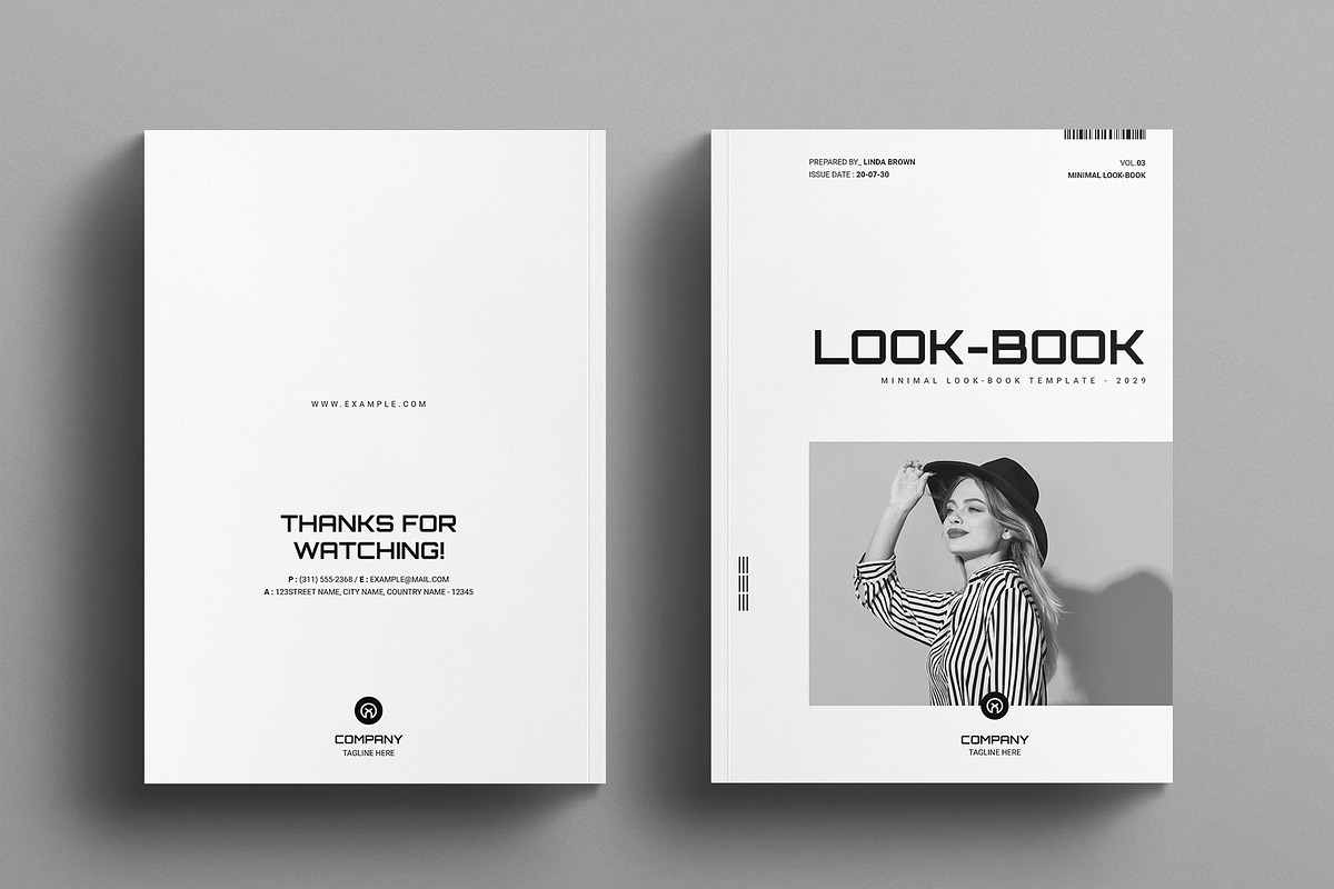 Lookbook Template Layout, a Magazine Template by E-Type (Photo 8 of 8)