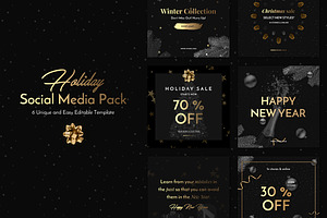 Holiday Social Media Pack