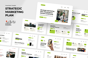 Strategic Marketing Plan PowerPoint, a Presentation Template by Iqsiart Studio