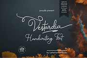 Vestardia Font, a Handwritten Font by Letterhanna Studio (Thumbnail 1 of 16)