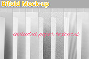Bifold Brochure Mockup, a Print Template by MockUps Gallery (Thumbnail 5 of 6)