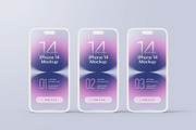 iPhone 12, 13, 14 Pro Clay Mockup, an iPhone Mockup by Deeplab (Thumbnail 49 of 53)