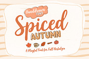 Spiced Autumn Playfull Dual Font, a Handwritten Font by deadlock studio (Thumbnail 1 of 10)