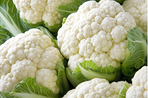 Fresh organic cauliflower heads with, a Food & Drink Photo by Lermont51
