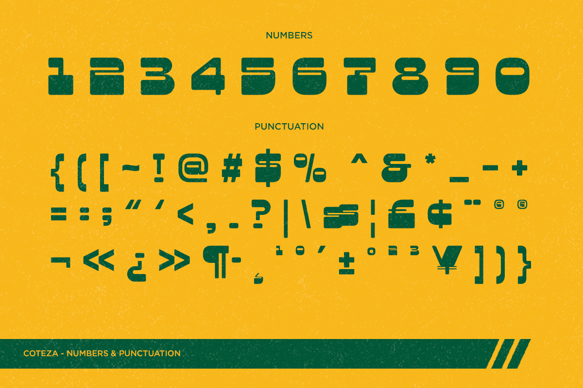 Coteza - Bold Chunky Sans Serif Font, a Sans Serif Font by Font Liner (Photo 10 of 10)