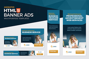 HTML5 Multipurpose Ad Banners