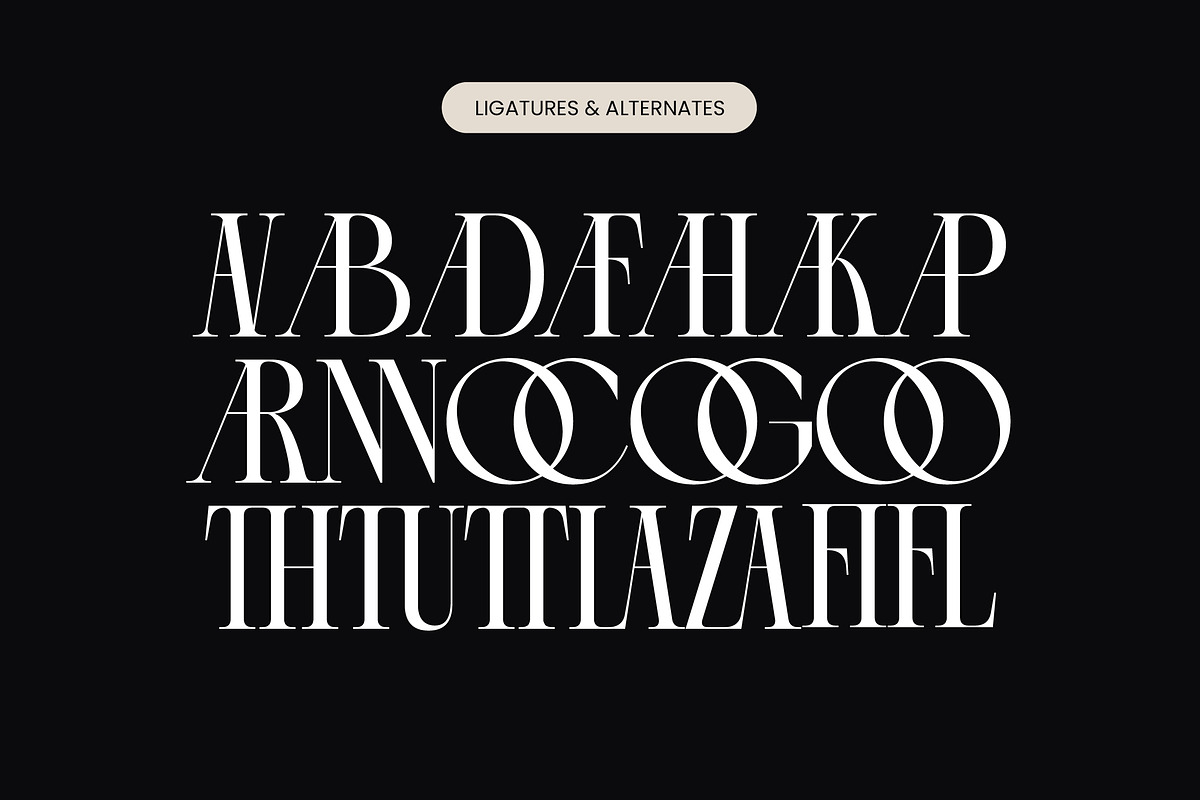 Arganica Stylish Display Serif, a Serif Font by timelesstype.co (Photo 17 of 20)