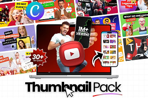 Thumbnail (Youtube) Canva Templates, a Social Media Template by Virall