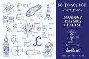 Go to school. Doodle set, an Education Illustration by WINS Doodle shop (Thumbnail 1 of 10)