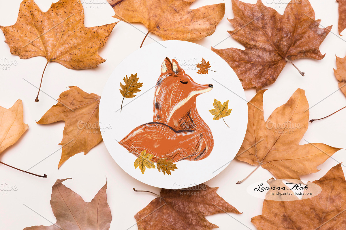 Fall Clipart Collection, a Seasonal Illustration by Leonaa art (Photo 6 of 9)