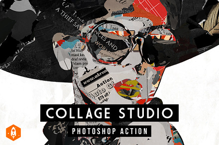 Collage Studio Paper Collage Effect