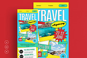 Travel Agency Newsletter, a Social Media Template by graphicook (Thumbnail 1 of 3)