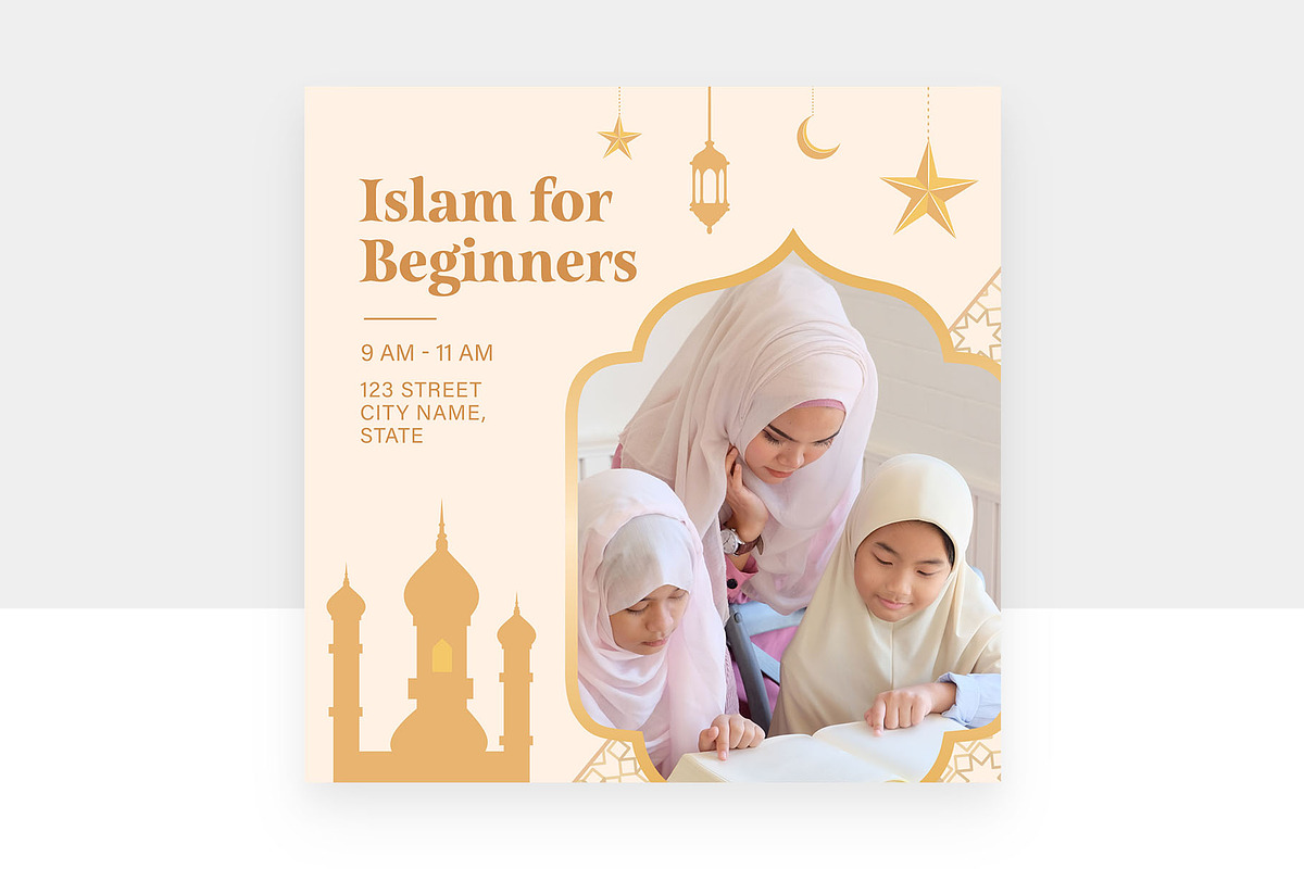 Islam Muslim Social Media Banners, a Templates & Theme by BrandPacks (Photo 2 of 4)