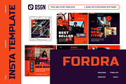 Fordra Urban Instagram Template, a Social Media Template by Creatchees.std (Thumbnail 1 of 5)