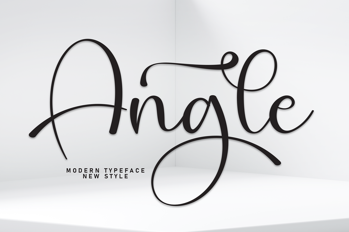 Angle | Script Font, a Handwritten Font by Scratchones (Photo 1 of 9)
