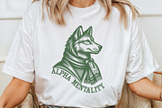 Retro Wolf Design with Swagger, an Illustration by Pixels.Craft (Thumbnail 6 of 7)