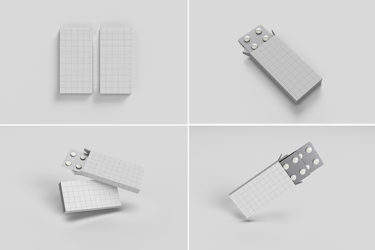 Medicine Box Packaging Mockup, a Packaging Mockup by Illusiongraphic (Photo 12 of 22)