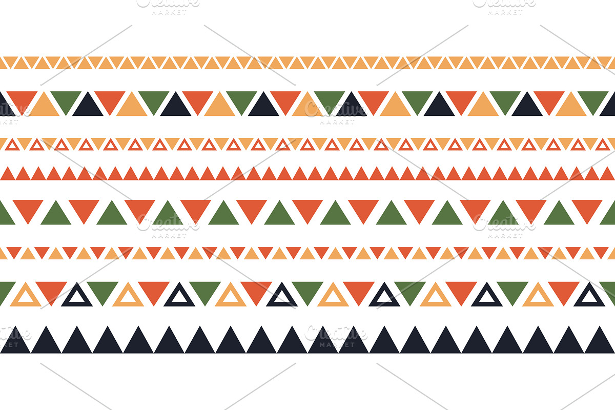 African Ethnic Motif Seamless Line, a Pattern Graphic by Elena Pimukova (Photo 1 of 9)