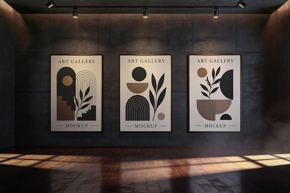 Art Gallery Mockup, an Advertising Mockup by Pitchlook.Studio (Photo 2 of 5)
