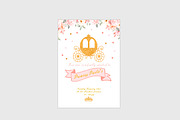 Princess Carriage Invitation, an Invitation Template by mpcprintables (Thumbnail 2 of 3)