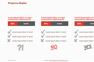 Progress Display Keynote Template