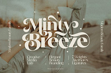 Minty Breeze - Modern Retro Font