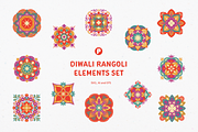 Diwali Rangoli Elements Set, an UI Kit Template by peterdraw (Thumbnail 1 of 6)
