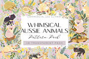 Pastel Australian Animal Clipart, an Animal Illustration by Pawcasso's Portraits (Thumbnail 1 of 6)