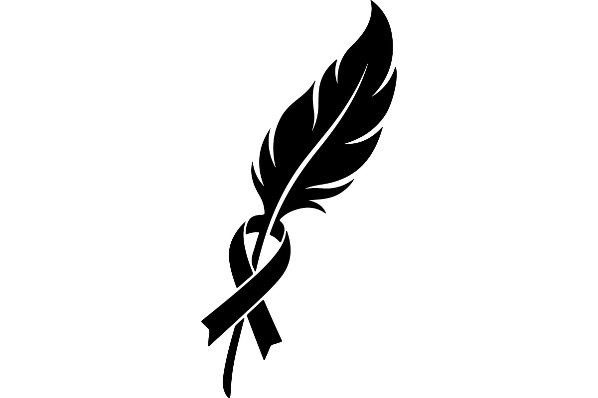 Breast Cancer Ribbon Feather SVG, a Seasonal Illustration by balal (Photo 8 of 14)