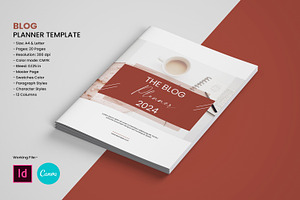 Blog Planner Kit Canva & Indesign