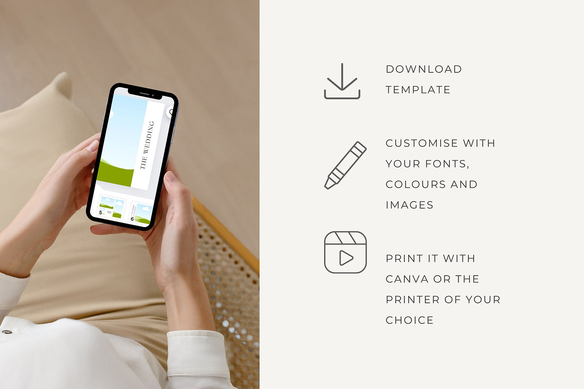 CANVA Wedding Photo Book Template, a Magazine Template by Jay Luxe Creative (Photo 7 of 7)