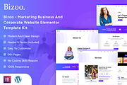 Bizoo - Corporate Elementor Kit, a WordPress Template by Techeshta Solutions (Thumbnail 1 of 6)