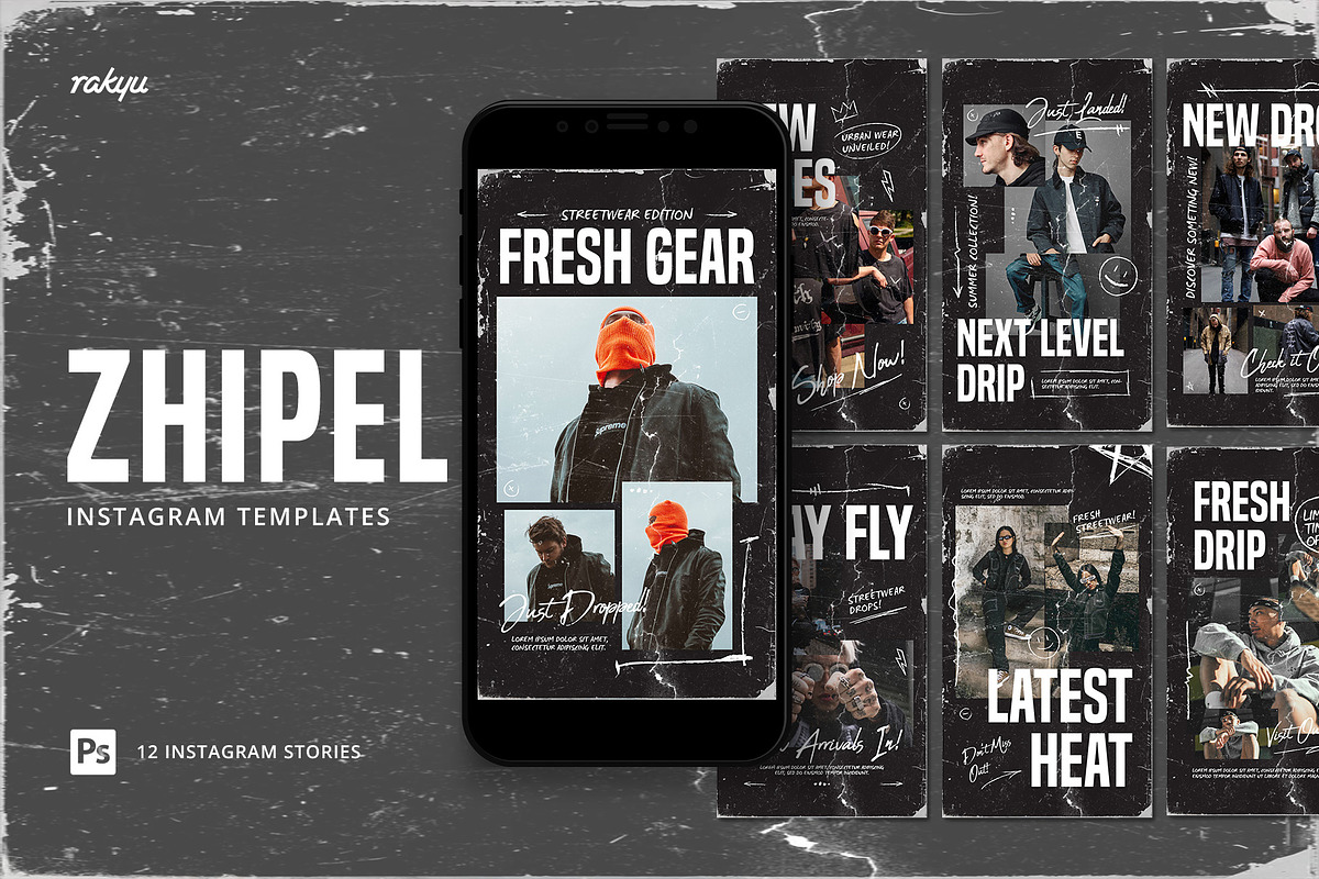 Zhipel - Instagram Templates, a Social Media Template by Rakyu (Photo 1 of 3)