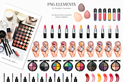 Makeup Clipart Collection, an Illustration by Serghei Caraulan (Thumbnail 2 of 4)
