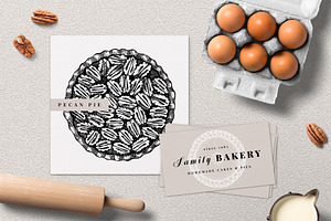 Thanksgiving Day Food Illustrations