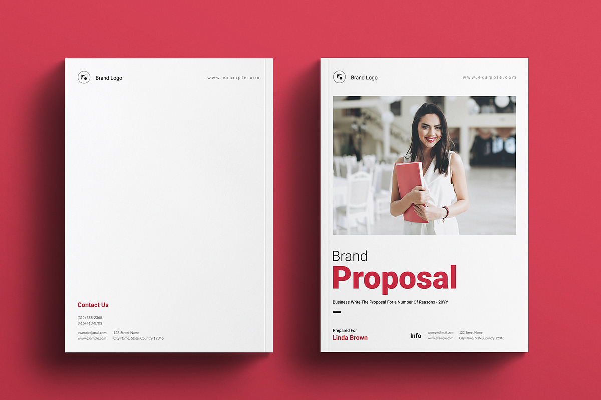Brand Proposal Template, a Brochure Template by E-Type