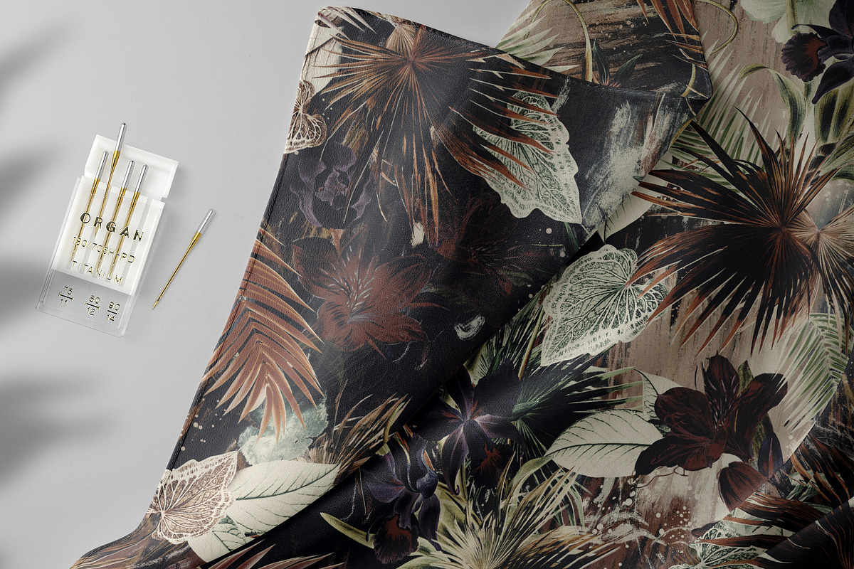 Dark Summer| Foliage Pattern, a Pattern Graphic by Luiz da Rolt Grathwohl (Photo 7 of 7)