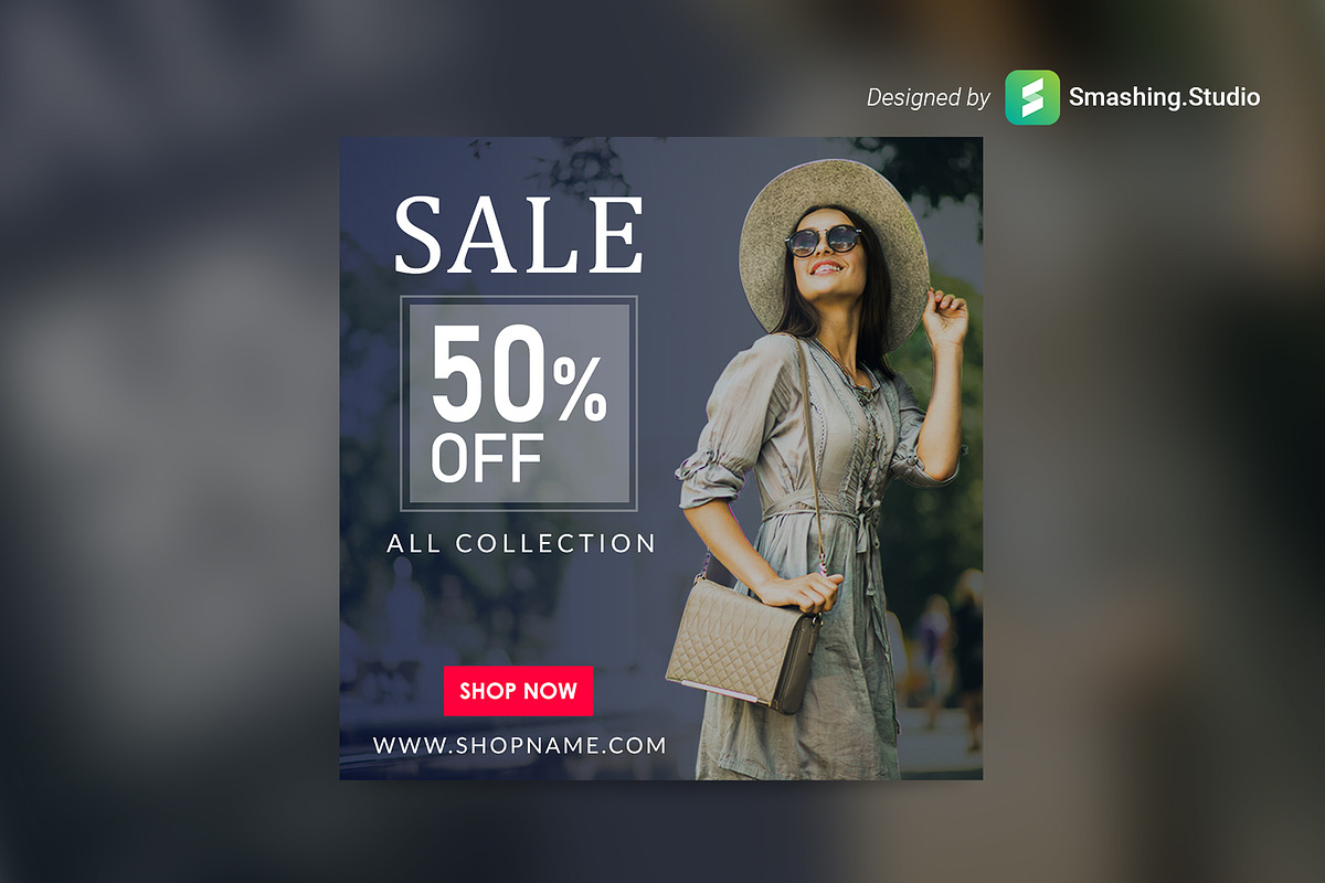 Fashion Facebook & Website Banners, a Social Media Template by Smashing_Studio (Photo 2 of 3)