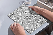 Mandalas Adult Coloring Book, a Brochure Template by Kristina Chistiakova (Thumbnail 4 of 6)