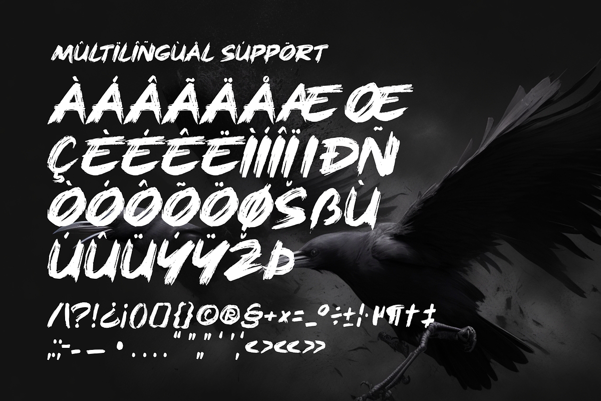 Rough Splash - Brush Font, a Handwritten Font by Dumadistyle (Photo 3 of 9)