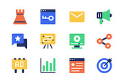 Flat Web Icons Pack, a Duotone Icon by alexdndz (Thumbnail 4 of 29)